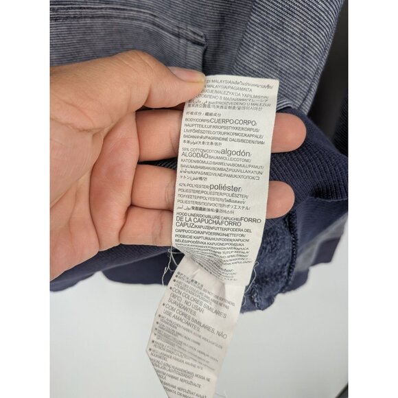 Under Armour ColdGear Hoodie Men Size L Fitted Pullover Athletic Distress Grunge - Picture 13 of 14